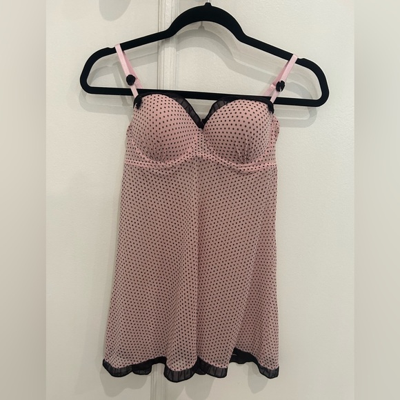 🤩 SALE RAMPAGE Lingerie Pink Babydoll - Picture 2 of 14